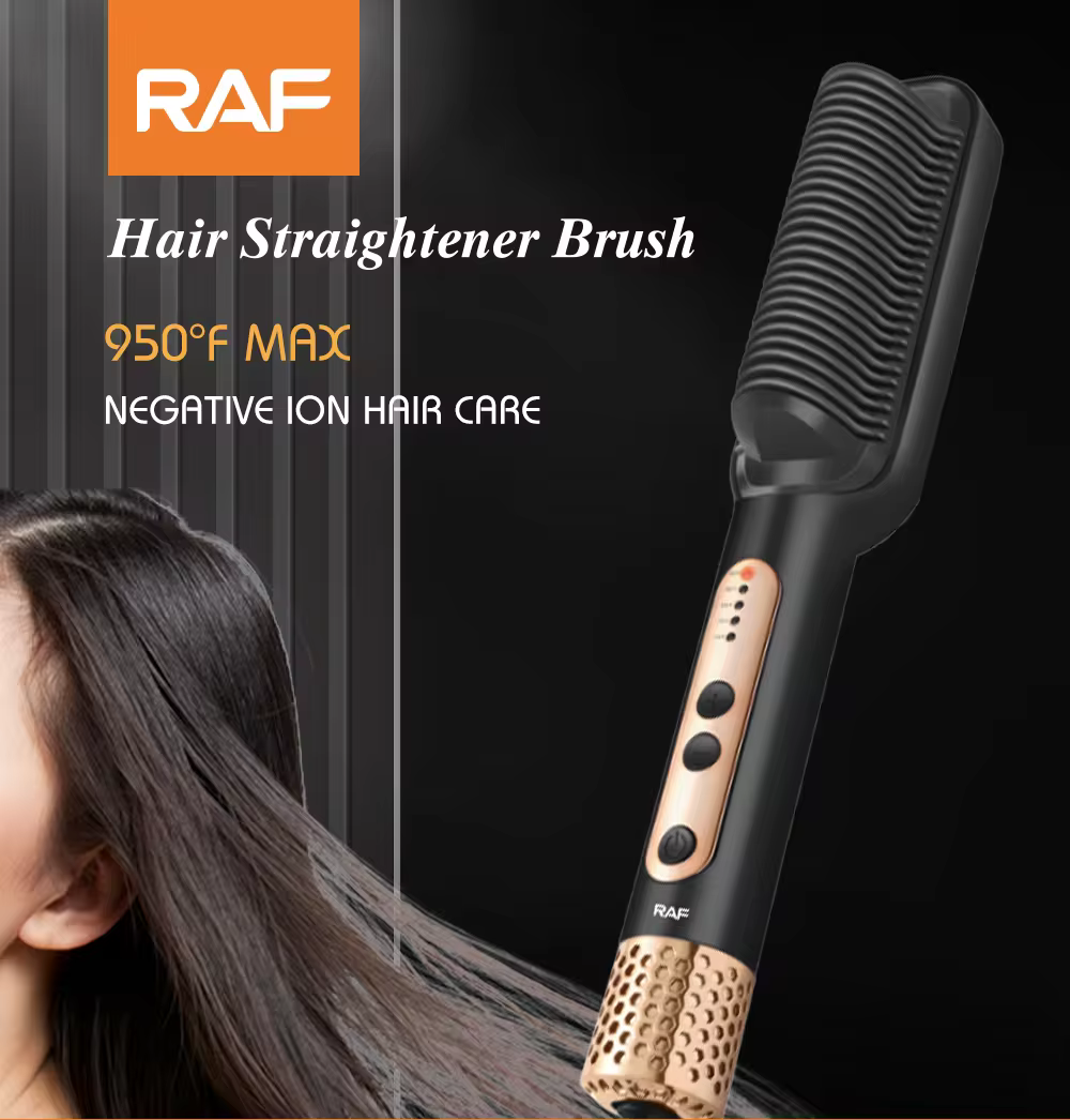 RAF 950 Max Heating Professional Hair Straightener Brush